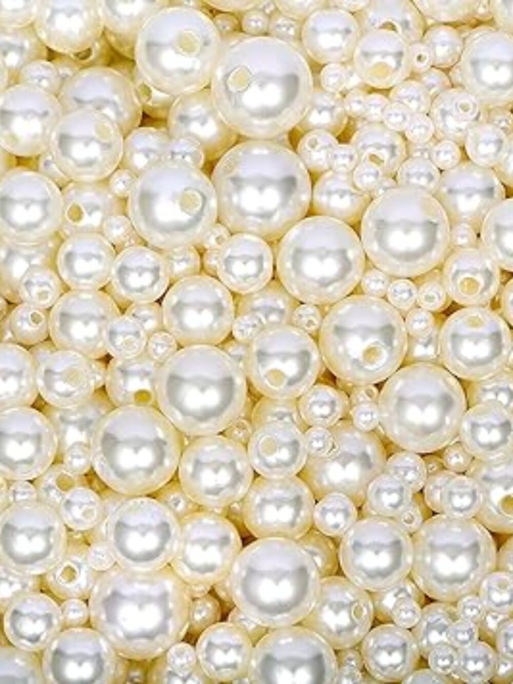 1825pcs Pearl Beads for Jewelry Making Pearls for Crafts with Hole Faux Pearls 6